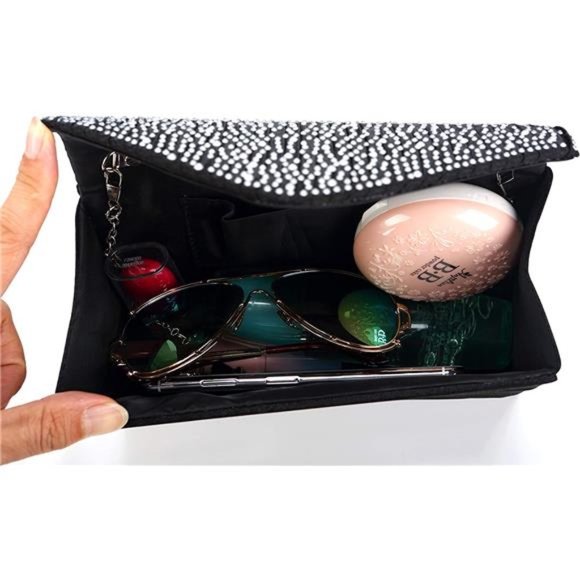 Envelope Evening Clutch Crossbody Bags Classic Wedding Party Shoulder Bag Womens - Picture 2 of 6